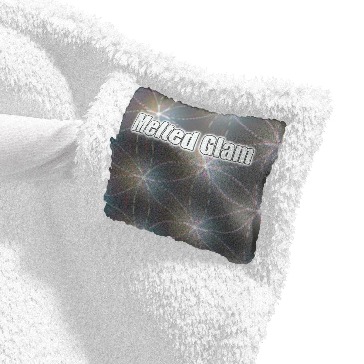 Yin & Yang Wings Hooded Blanket – Unisex | Rave & Festival Wear | Melted Glam - Hooded Blanket - Melted Glam LLC