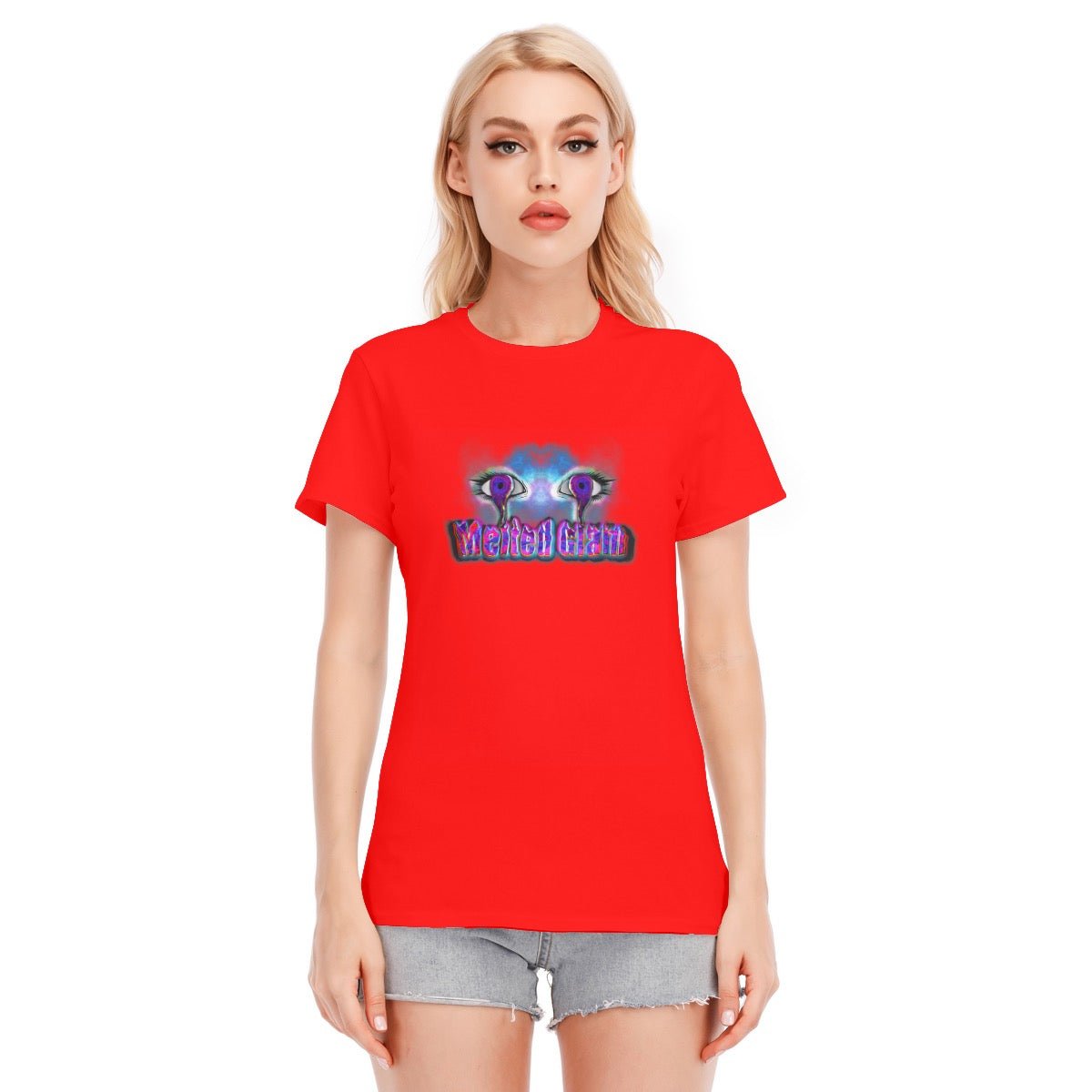 Melted Glam Cotton T-Shirt – Women's | Rave & Festival Clothing | Melted Glam - T-Shirt - Melted Glam LLC