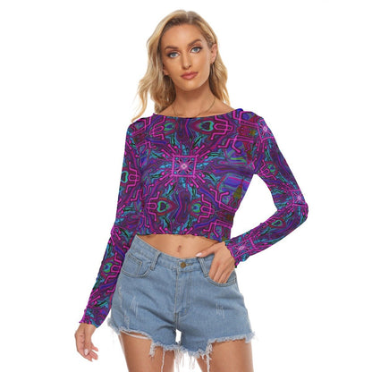 Mesh Long Sleeve Top – Women's | 12 Melting Options | Rave & Festival Clothing | Melted Glam - Long Sleeve Top - Melted Glam LLC