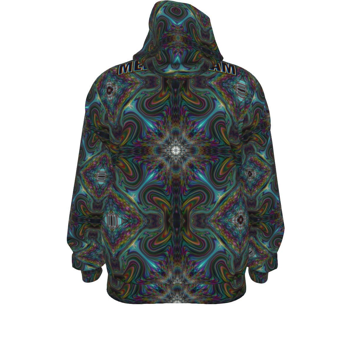 Mind Warp Zip - Up Hoodie – Unisex Cotton | Rave & Festival Clothing | Melted Glam - Hoodie - Melted Glam LLC