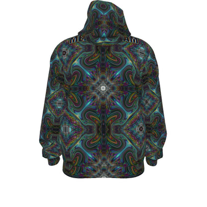 Mind Warp Zip - Up Hoodie – Unisex Cotton | Rave & Festival Clothing | Melted Glam - Hoodie - Melted Glam LLC