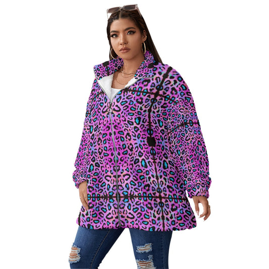 Borg Fleece Coat – Unisex | 22 Melting Options | Rave & Festival Clothing | Melted Glam