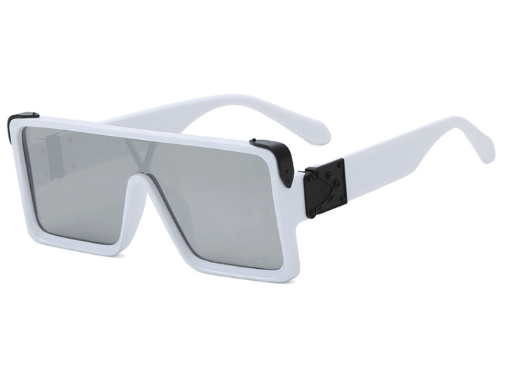 New Design New Stylish New Classic New Black & White Square Shape Sunglasses For Women New Fashionable Branded & Oversized Sun Glasses For Men New Luxury Shades Sunglasses For Men & Women -Sunglasses- Melted Glam LLC