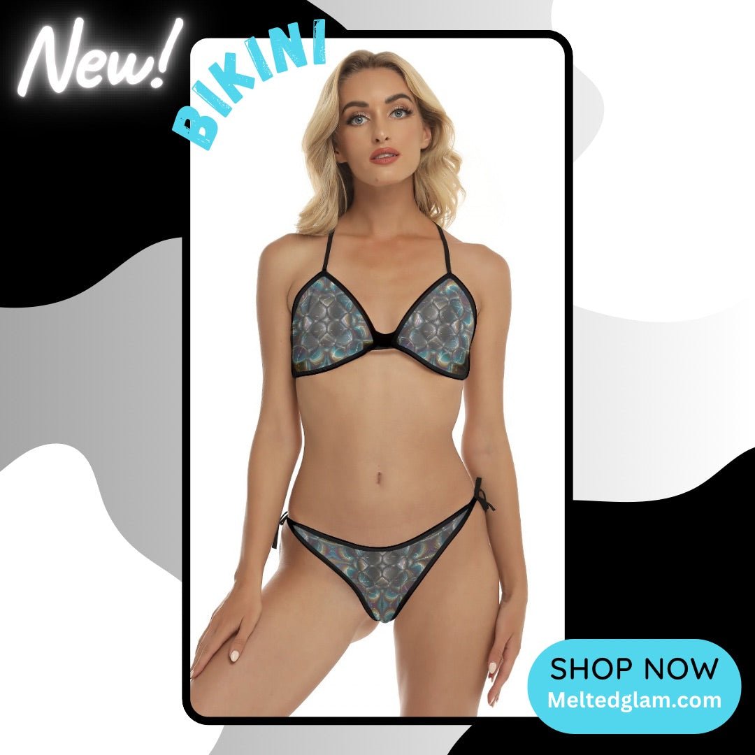 Bikini set - 10 Melting Options Women |Melted Glam| Rave apparel , festival swimsuit - bikini - Melted Glam LLC