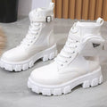 Lace Up Platform Ankle Boots -Platform Boots- Melted Glam LLC