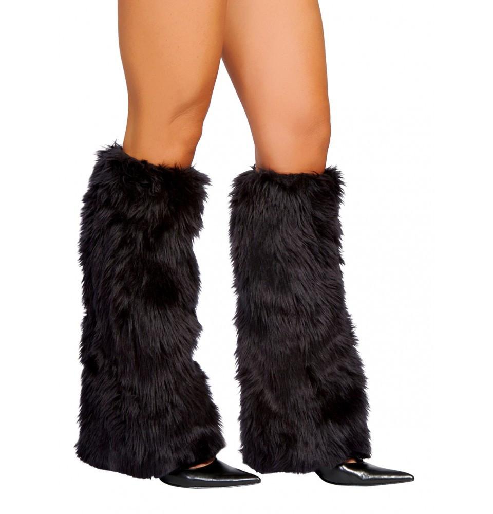 Pair of Fur Boot Cover Fluffies -Accessories, costumes, christmas, Ravewear- Melted Glam LLC
