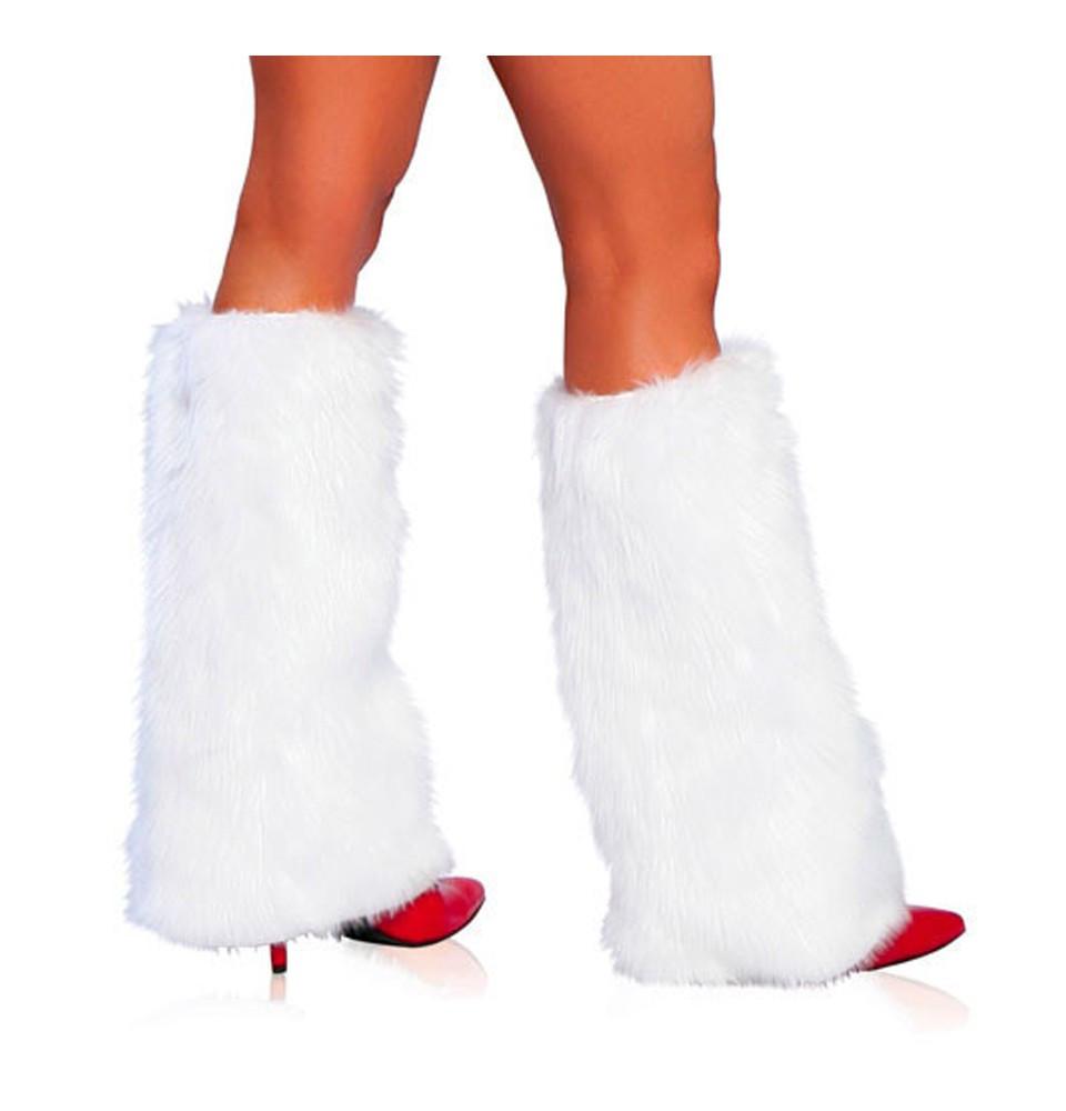 Pair of Fur Boot Cover Fluffies -Accessories, costumes, christmas, Ravewear- Melted Glam LLC
