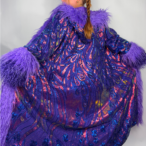 Champagne Luxe Sequin Coat - Melted Glam LLC