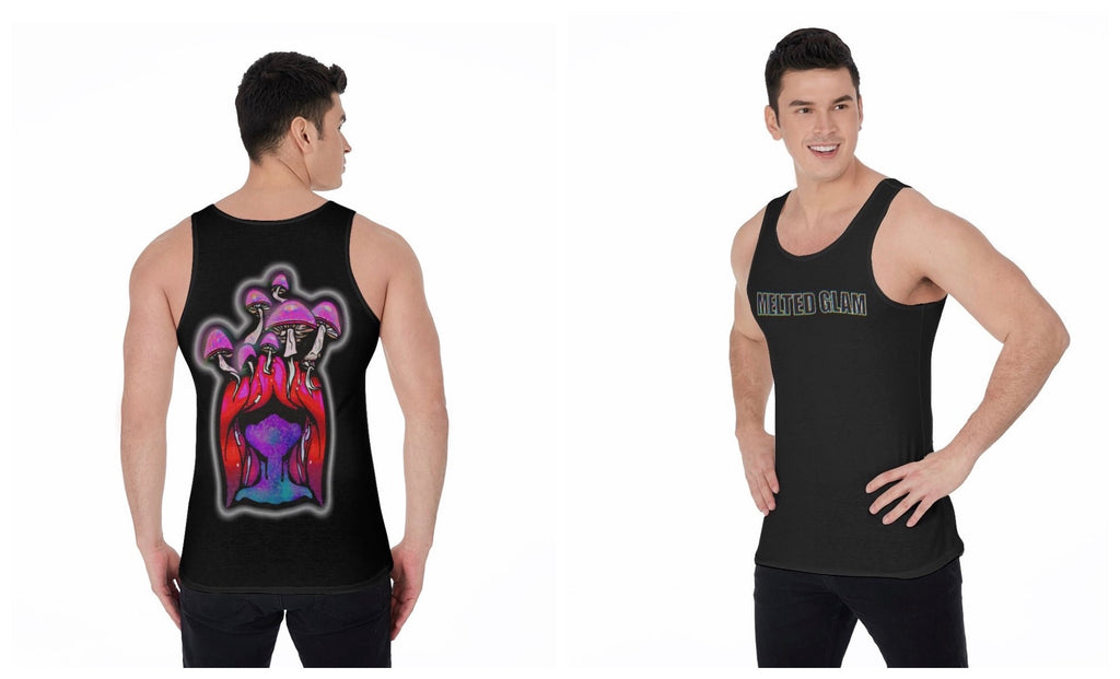 Lady Glam Tank Top – Unisex Polyester | Rave & Festival Clothing | Melted Glam -Tank Top- Melted Glam LLC