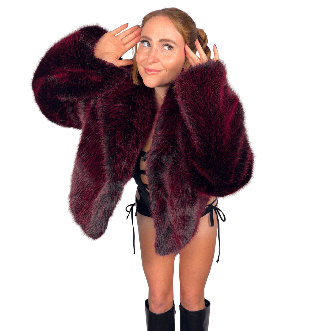 Nightshade Faux Fur Coat - Melted Glam LLC