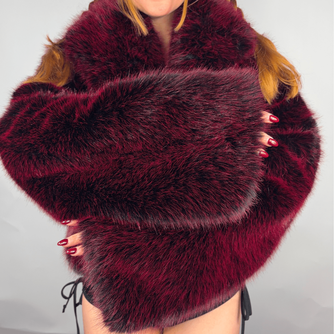 Nightshade Faux Fur Coat - Melted Glam LLC
