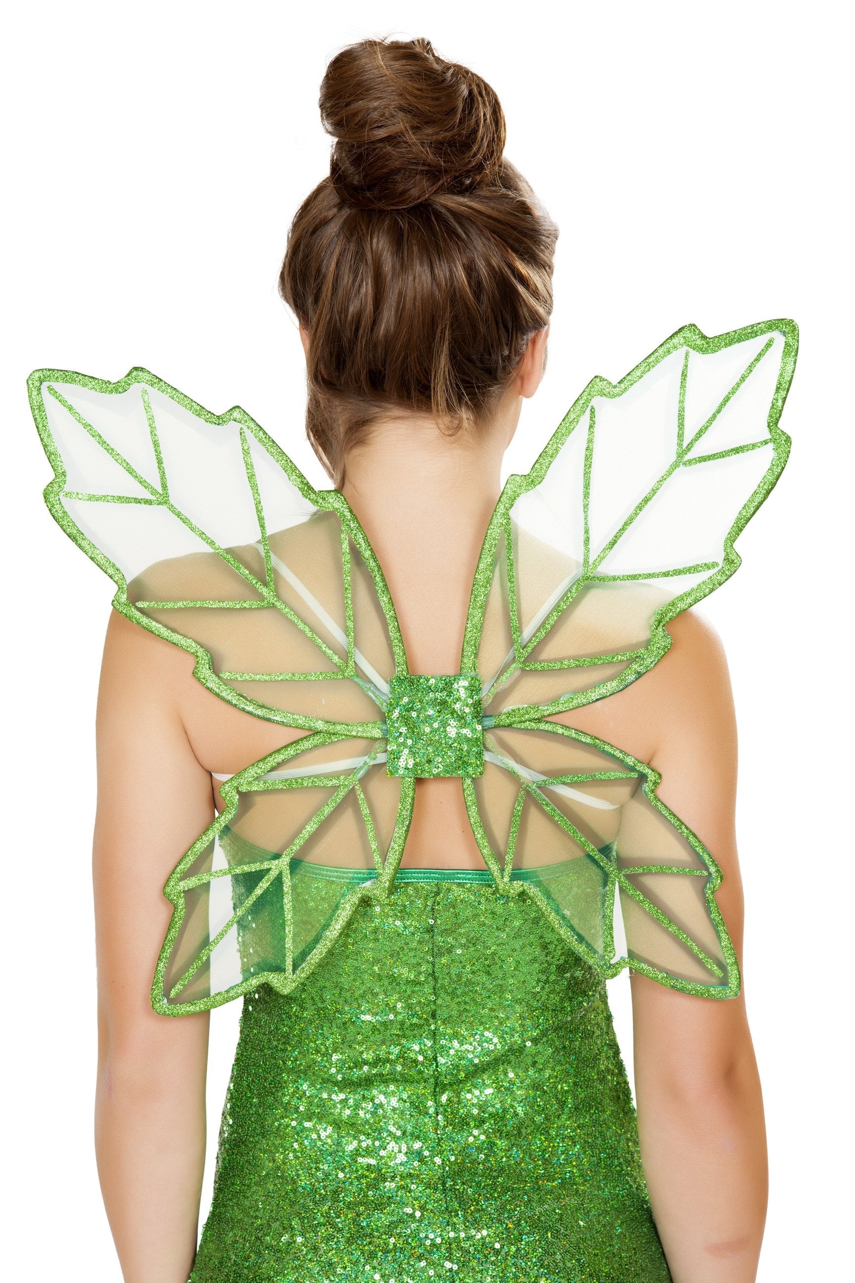 Green Fairy Wings -Accessories, Ravewear- Melted Glam LLC