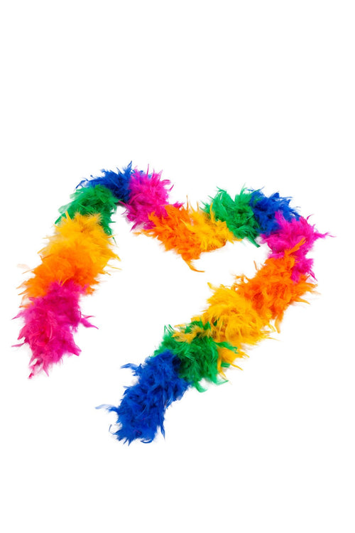 72” Feathered Boa -Accessories, Ravewear- Melted Glam LLC