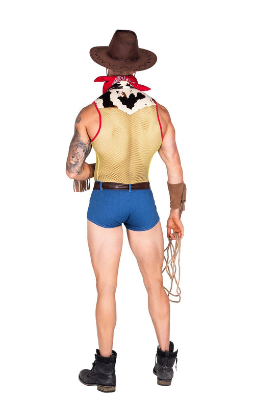 4pc Playful Sheriff Men’s Costume -Costumes- Melted Glam LLC