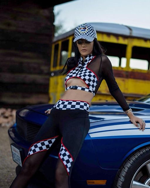 2pc Sexy Race Car Driver -Costumes- Melted Glam LLC