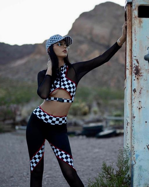 2pc Sexy Race Car Driver -Costumes- Melted Glam LLC