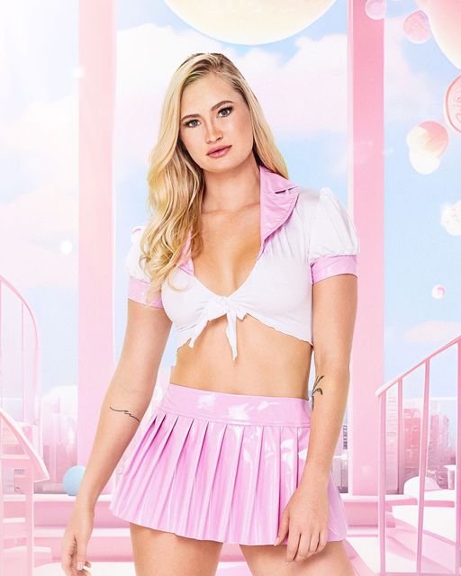 Pink Schoolgirl Costume -Costumes- Melted Glam LLC