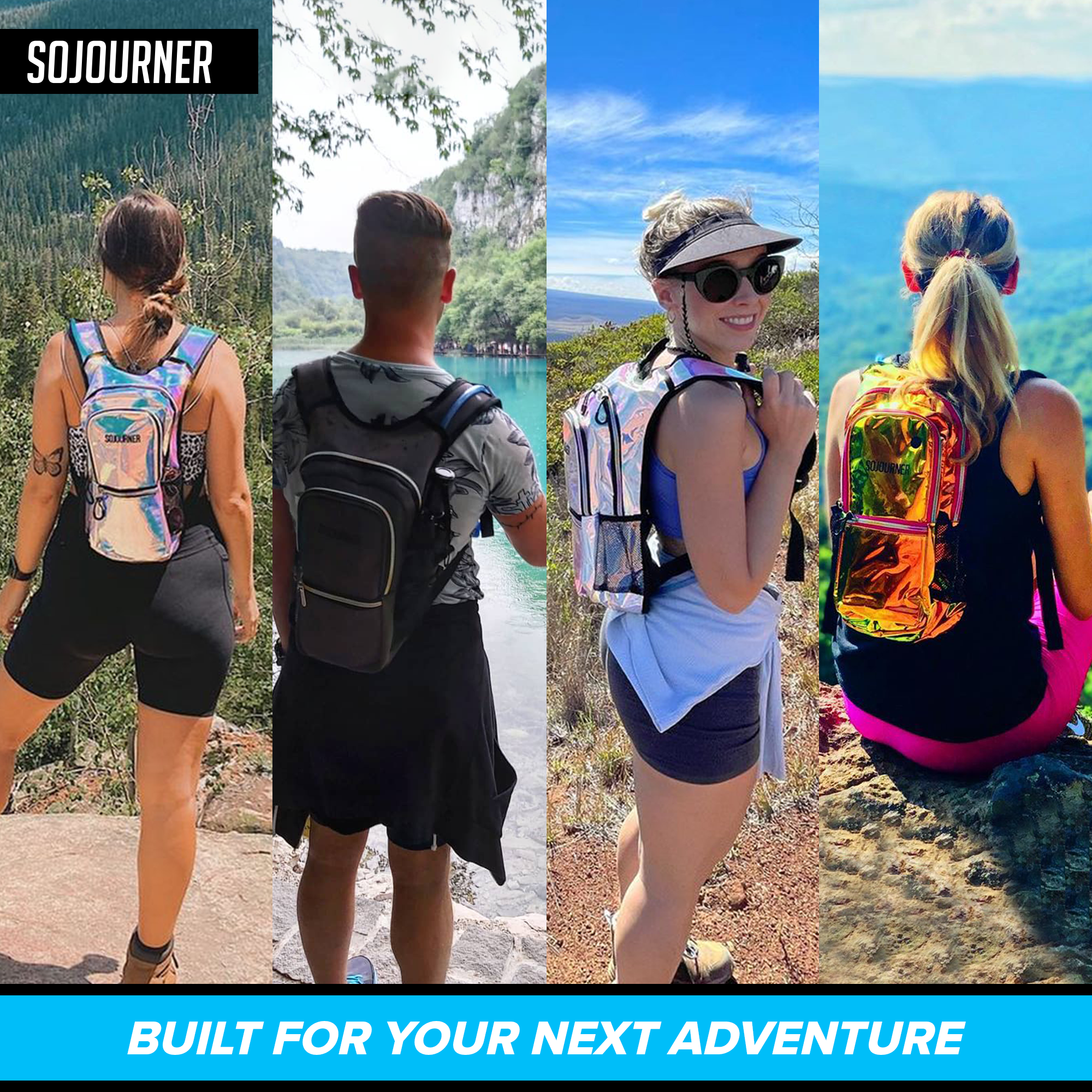 Hydration Pack Backpack (Medium) -Hydration Pack (M)- Melted Glam LLC