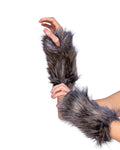 Pair of Faux Fur Wolf Gloves -Costumes, accessories- Melted Glam LLC