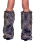 Pair of Faux Fur Wolf Leg Warmers -Costumes, accessories- Melted Glam LLC