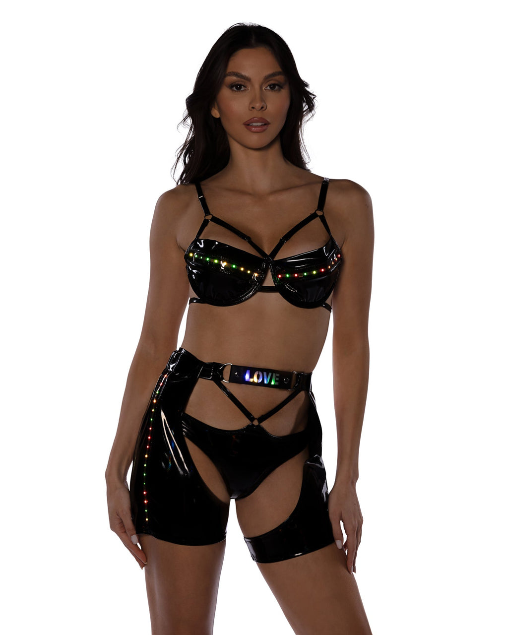 Rainbow Radiance Pride Chaps - Melted Glam LLC