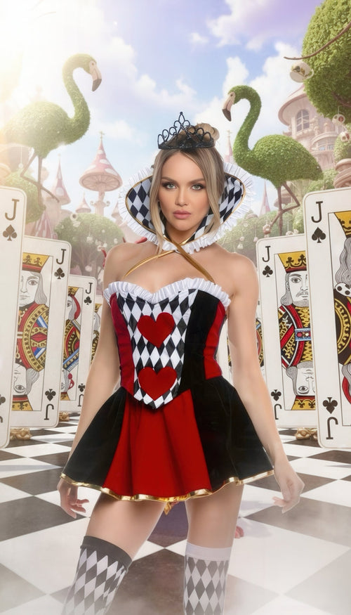 4pc Wonderland Queen -Costumes- Melted Glam LLC