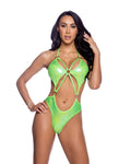 Shimmer Romper with Ring Detail - Melted Glam LLC
