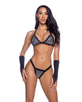 2PC Fully Bedazzled Rhinestone Bikini Set - Melted Glam LLC