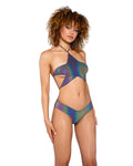 Reflective Star Shaped Tie Top - Melted Glam LLC