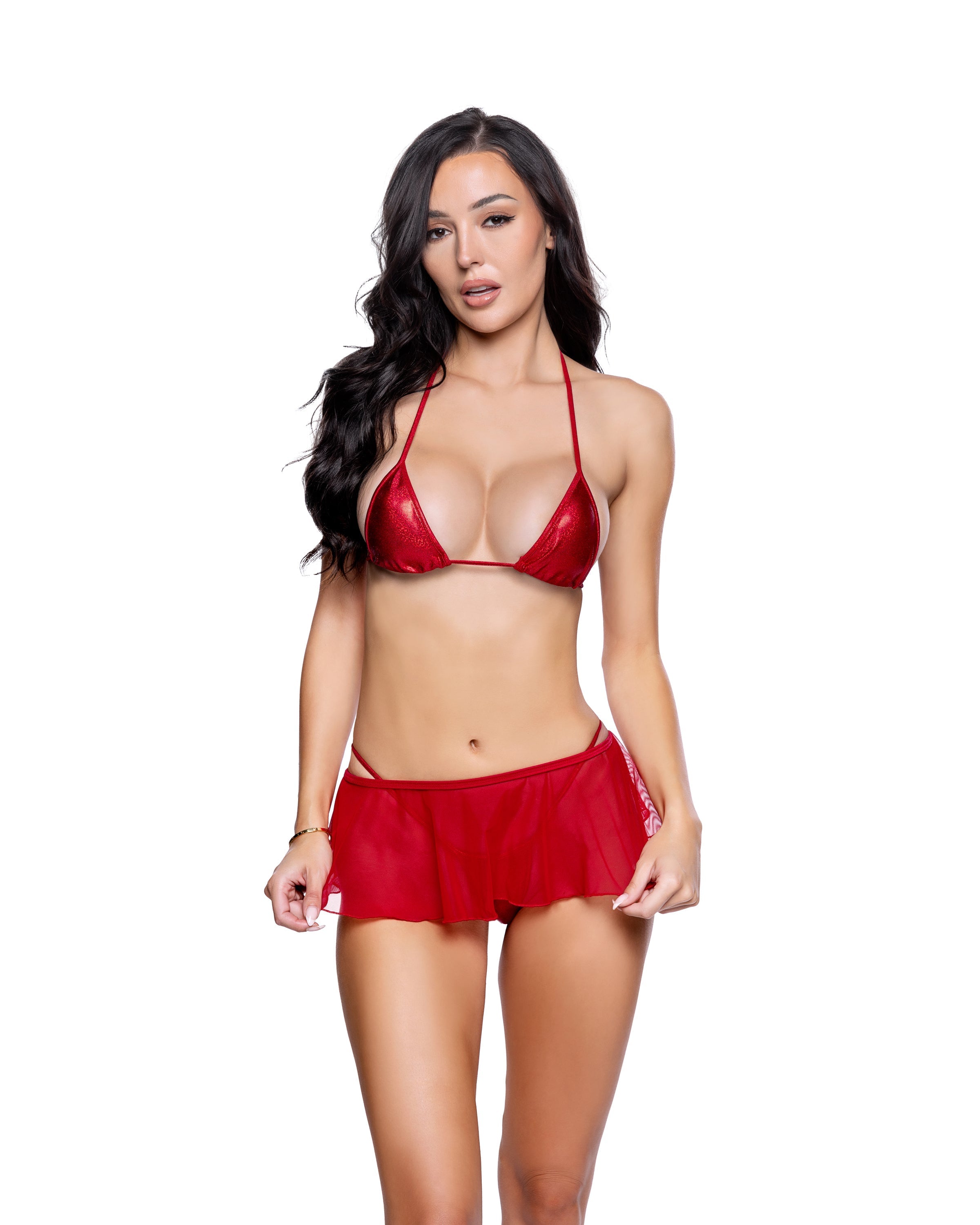 Mesh Flutter Skirt Cover-Up - Melted Glam LLC