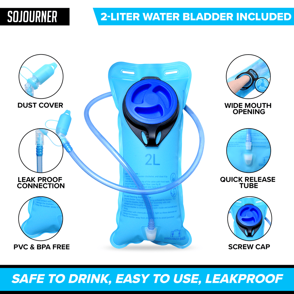 Hydration Pack Backpack (Medium) -Hydration Pack (M)- Melted Glam LLC