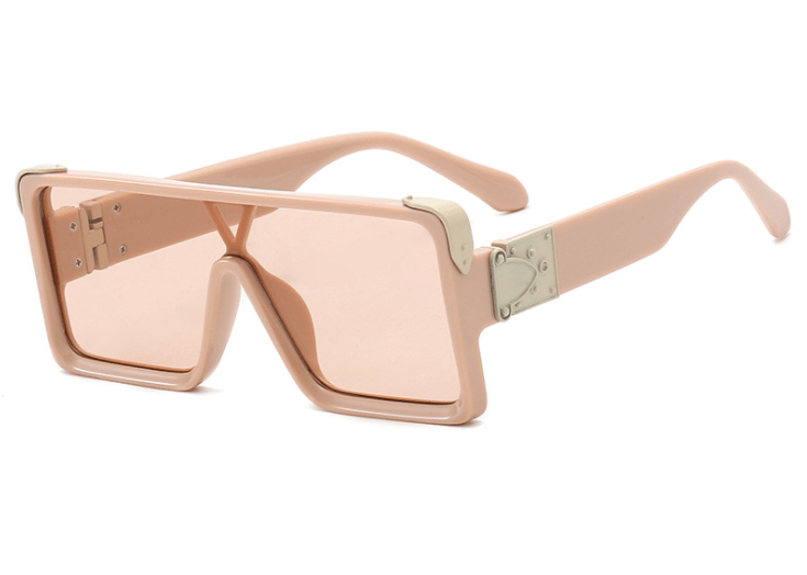 New Design New Stylish New Classic New Black & White Square Shape Sunglasses For Women New Fashionable Branded & Oversized Sun Glasses For Men New Luxury Shades Sunglasses For Men & Women -Sunglasses- Melted Glam LLC