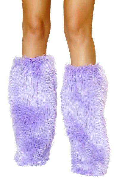 Pair of Fur Boot Cover Fluffies -Accessories, costumes, christmas, Ravewear- Melted Glam LLC