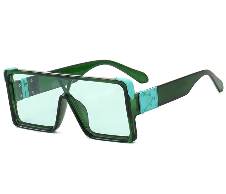 New Design New Stylish New Classic New Black & White Square Shape Sunglasses For Women New Fashionable Branded & Oversized Sun Glasses For Men New Luxury Shades Sunglasses For Men & Women -Sunglasses- Melted Glam LLC