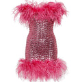 Fashion Rose Red Sequins Dress -Dress- Melted Glam LLC
