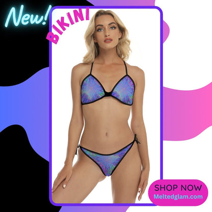 Bikini set - 10 Melting Options Women |Melted Glam| Rave apparel , festival swimsuit - bikini - Melted Glam LLC