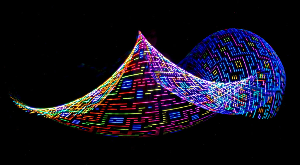 Ready to Ship Atomic V LED Hoops -LED Hoop- Melted Glam LLC