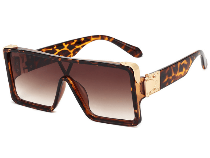 New Design New Stylish New Classic New Black & White Square Shape Sunglasses For Women New Fashionable Branded & Oversized Sun Glasses For Men New Luxury Shades Sunglasses For Men & Women -Sunglasses- Melted Glam LLC