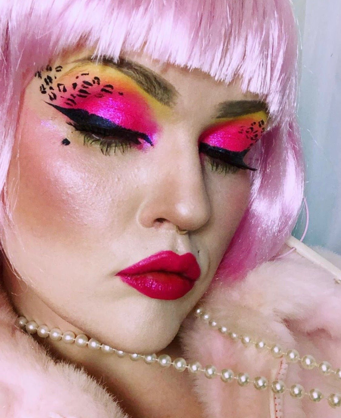 NEON LIGHTS (24PC) *BLACKLIGHT!* Pigment/Glitter Pallete! -Makeup Palette- Melted Glam LLC