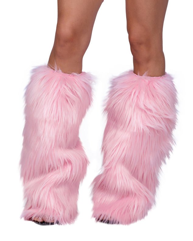 Pair of Fur Boot Cover Fluffies -Accessories, costumes, christmas, Ravewear- Melted Glam LLC