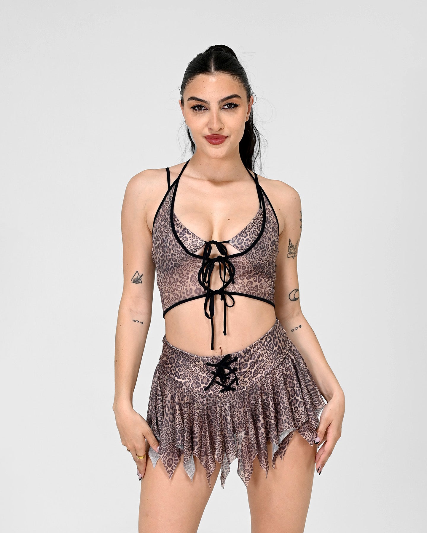Leopard Luxe Crop Top -Crop Top- Melted Glam LLC