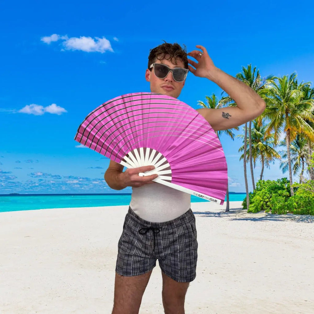 Wave Fan (UV) -Hand Fan- Melted Glam LLC