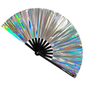Disco Ball Holographic Fan -Hand Fan- Melted Glam LLC