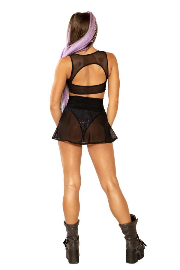 Dream Mesh Skater Skirt - Melted Glam LLC