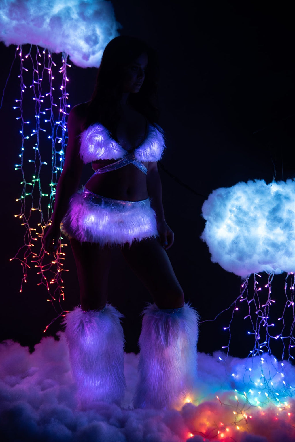 GlowFur Illuminate Light-Up Skirt - Melted Glam LLC