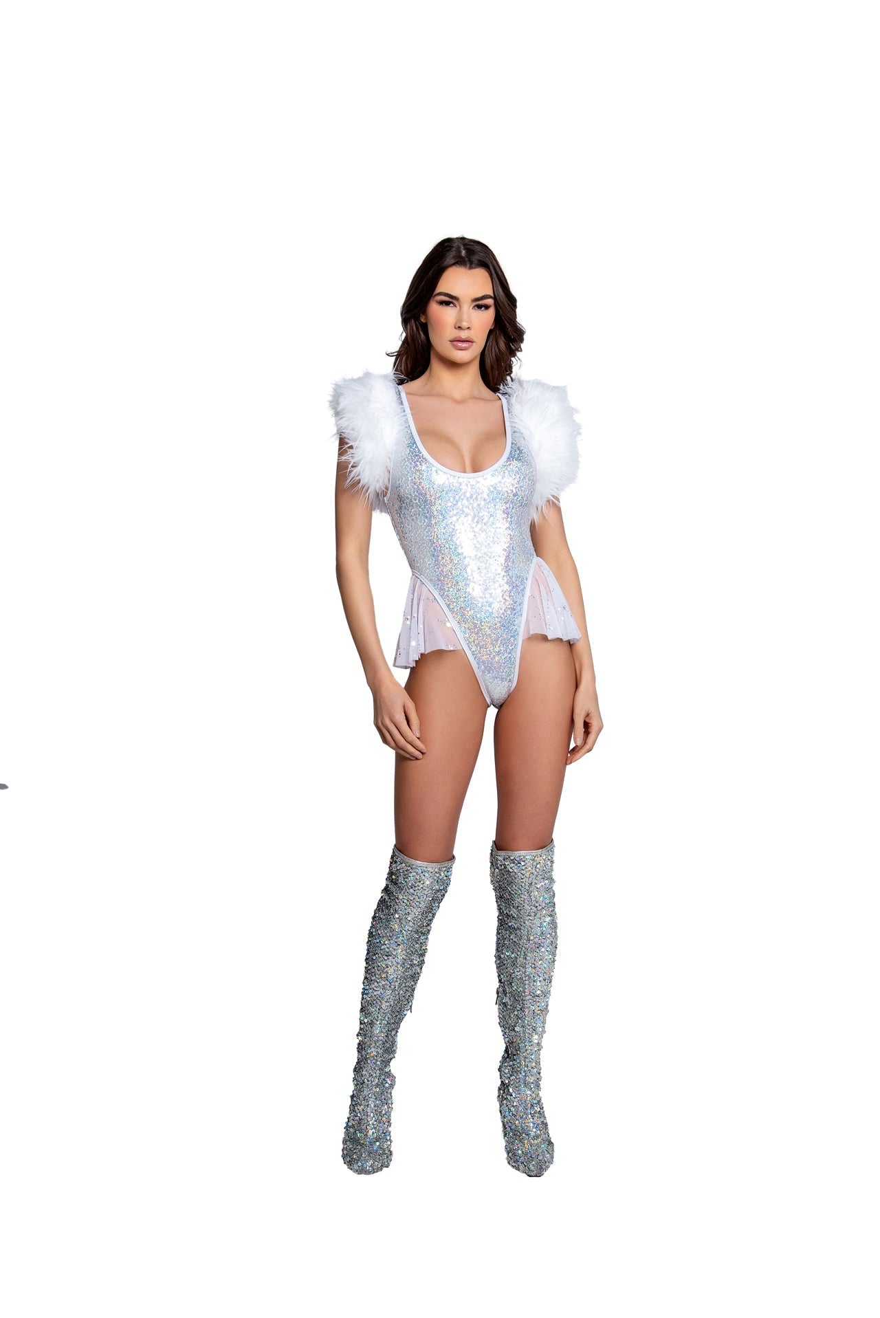 GlitterGlam Sequin Ballerina Bodysuit - Melted Glam LLC