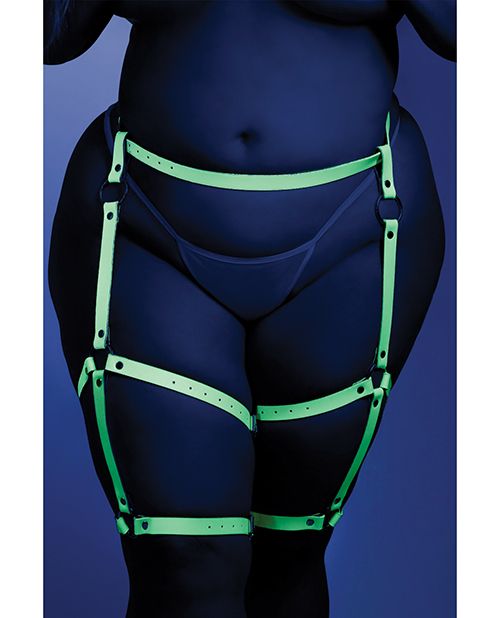 Glow Buckle Up Glow in the Dark Leg Harness -Harness- Melted Glam LLC