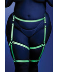 Glow Buckle Up Glow in the Dark Leg Harness -Harness- Melted Glam LLC