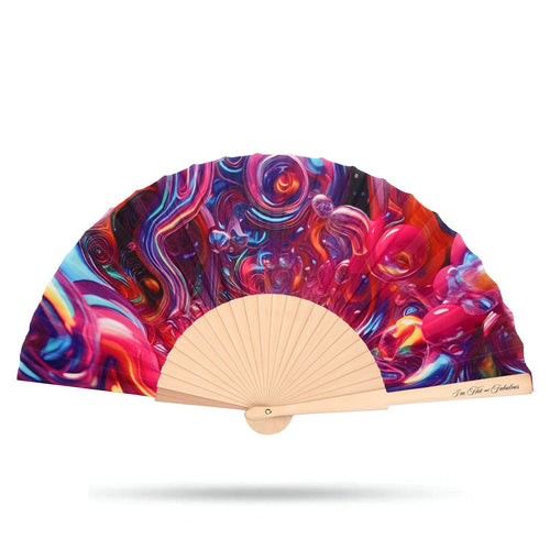 Cosmic Swirl Hand Fan -Hand fan- Melted Glam LLC