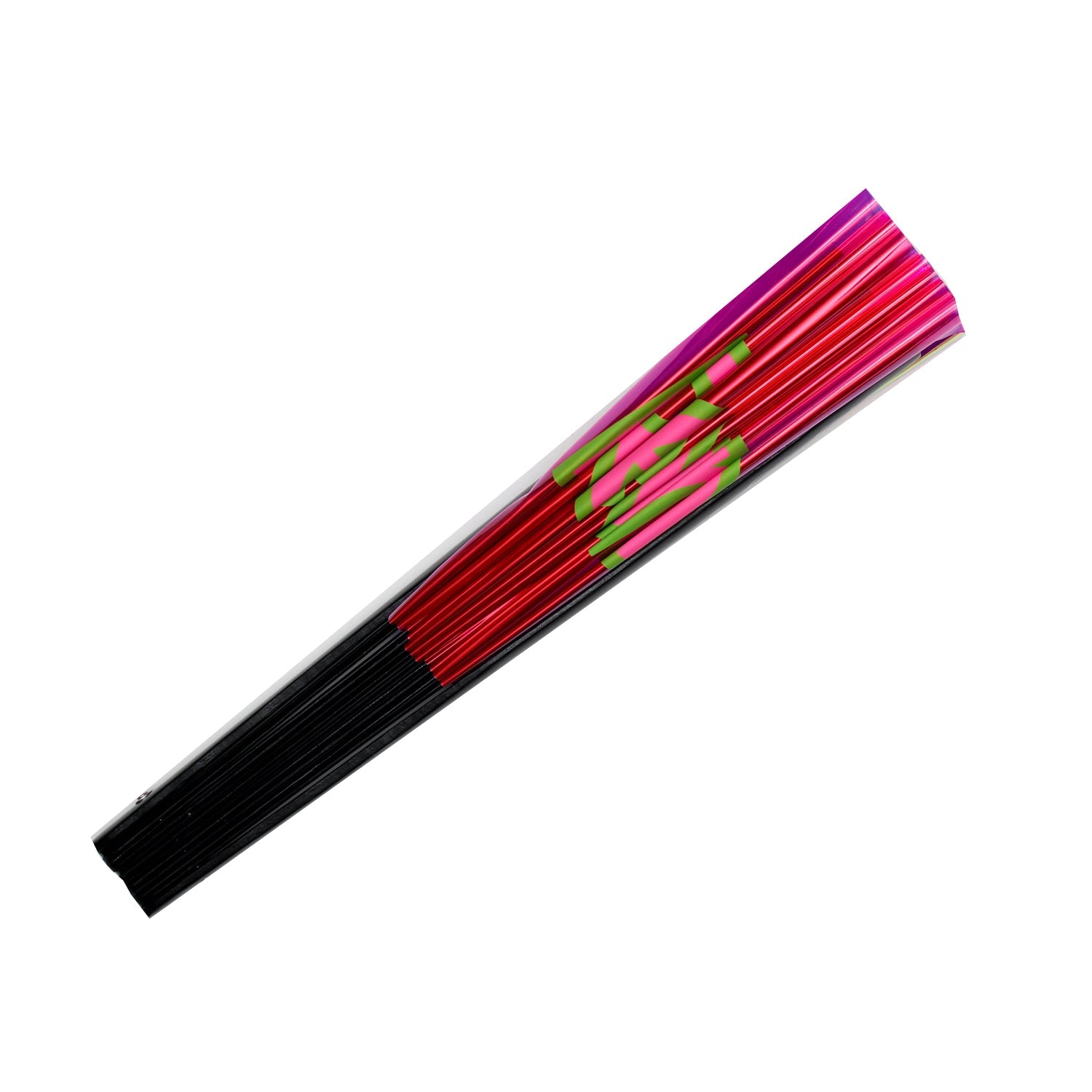 Holographic Pink Rave Mom XL Hand Fan -Hand fan- Melted Glam LLC